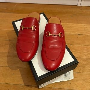 Gucci mule. Size 40. Red. Ships in box.